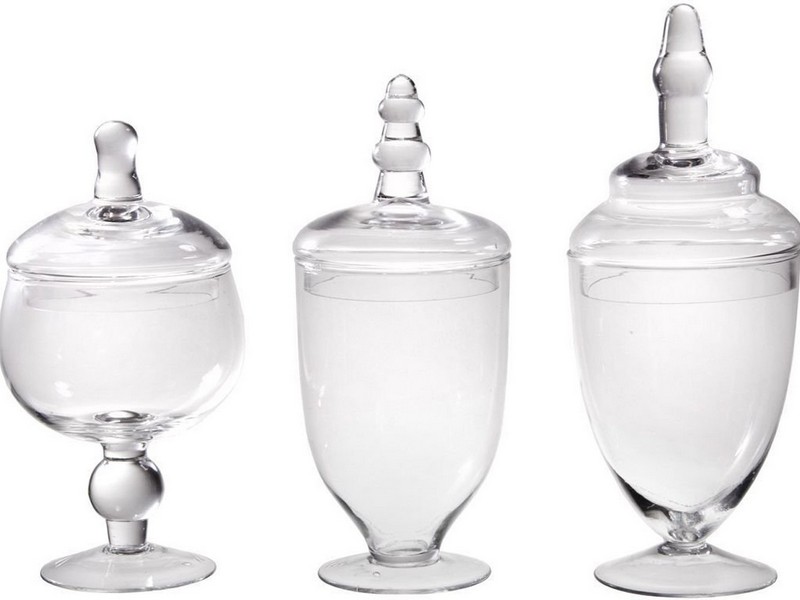 Mini Glass Apothecary Jars