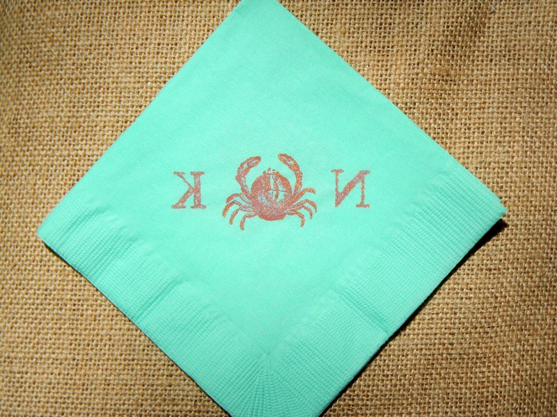 Mint Green Napkins Paper