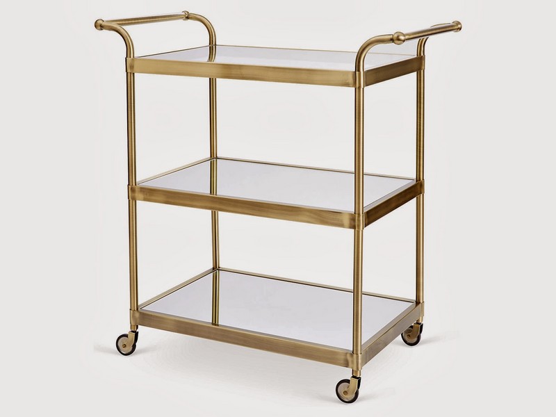 Mirrored Bar Cart