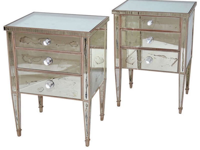 Mirrored Night Tables