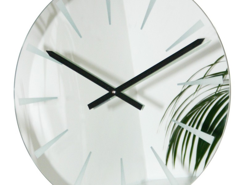 Mirrored Wall Clock