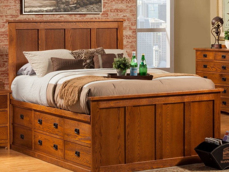 Mission Oak Bedroom Furniture