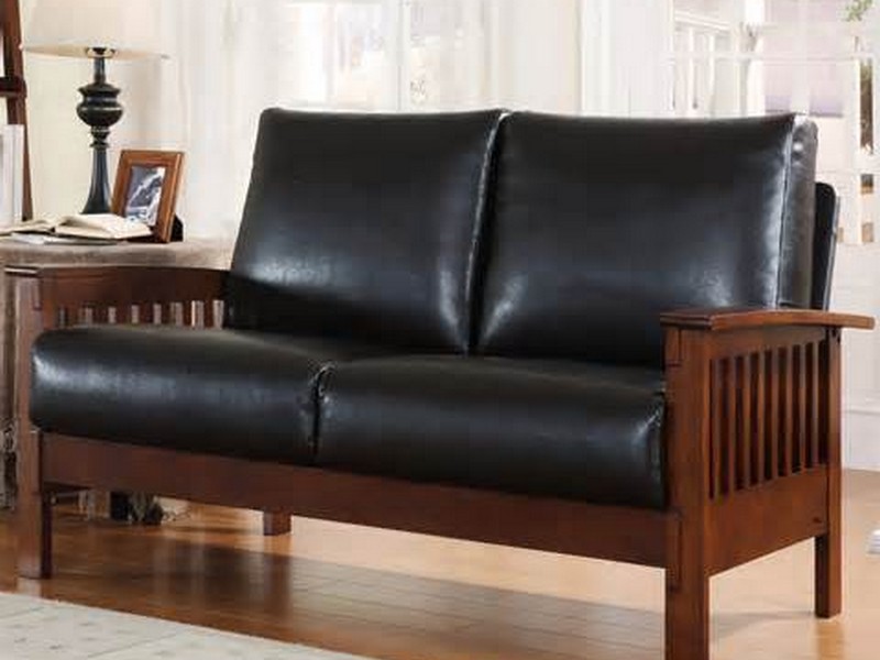 Mission Style Loveseat