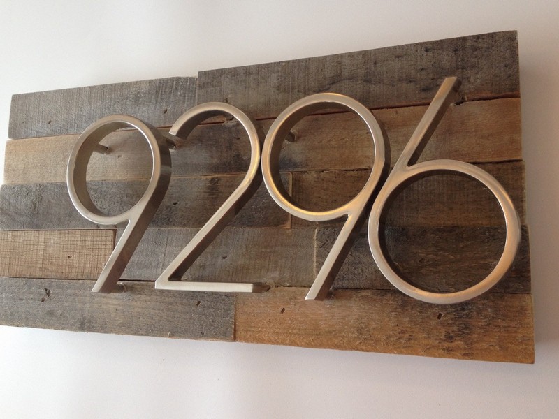 Modern Address Plaques