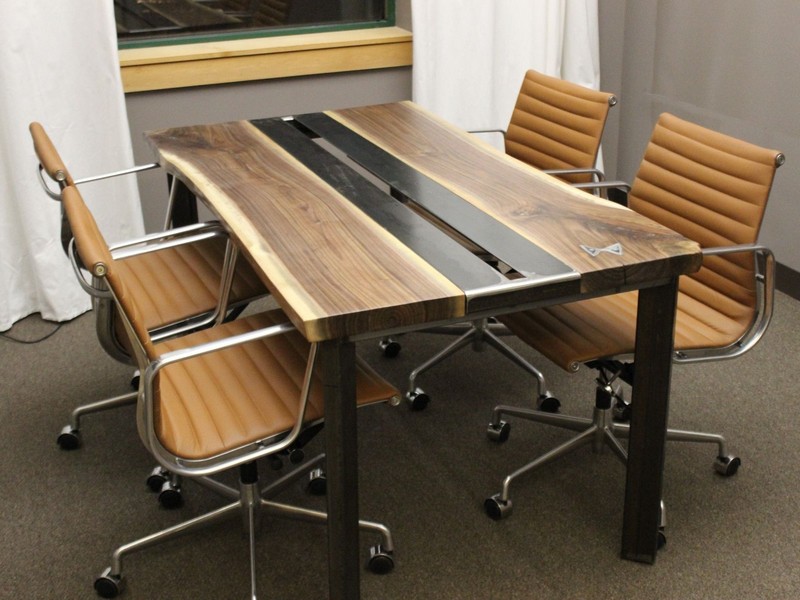 Modern Industrial Conference Table