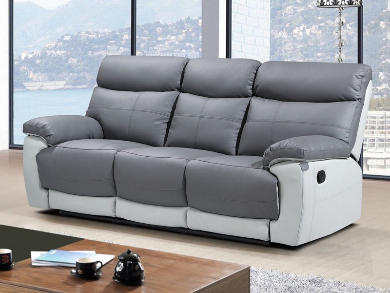 Modern Leather Sofa Recliner