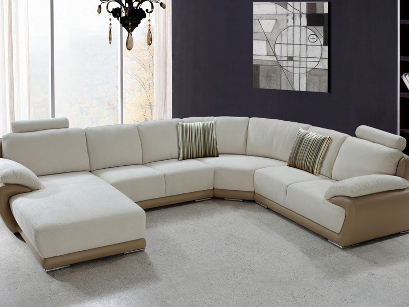 Modern Microfiber Sectional Sofas