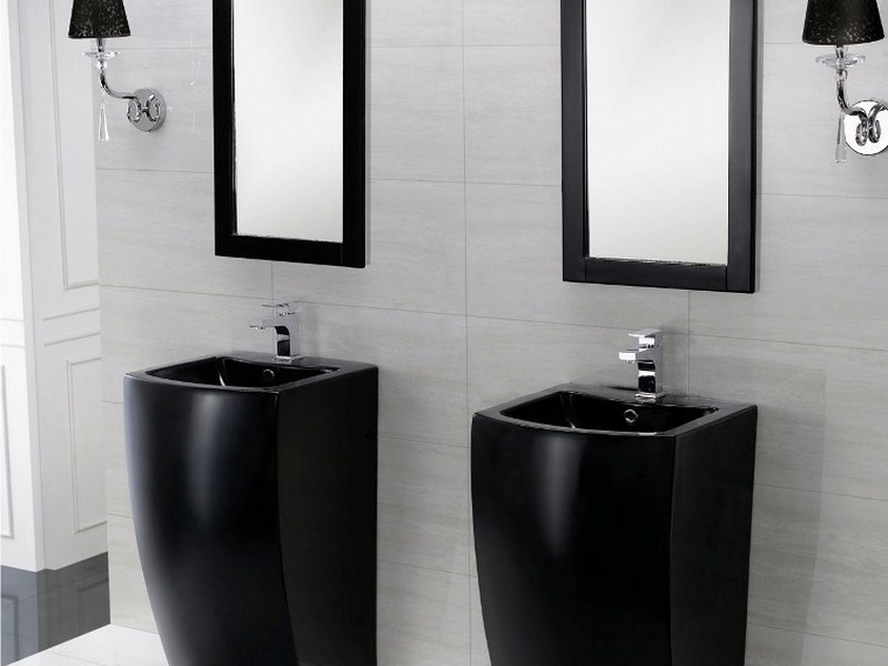 Modern Pedestal Bathroom Sinks