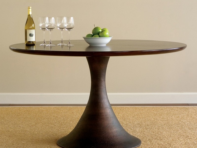 Modern Round Foyer Table