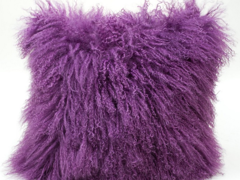 Mongolian Lamb Fur Pillows