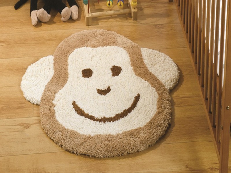 Monkey Rug For Baby Room