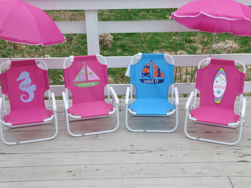 Monogrammed Beach Chair