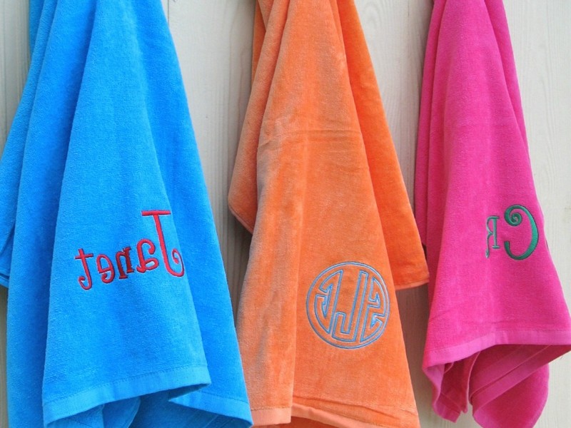 Monogrammed Beach Towels And Bags