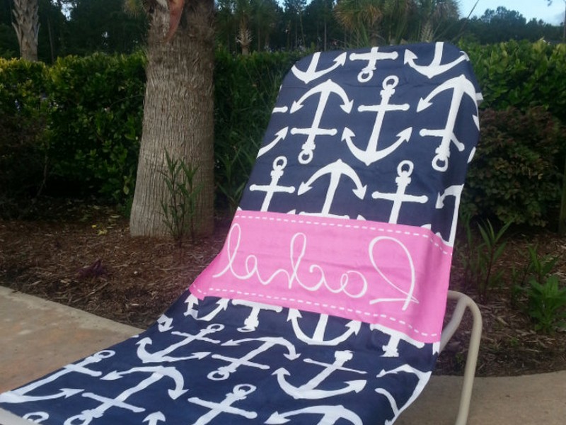 Monogrammed Beach Towels For Kids