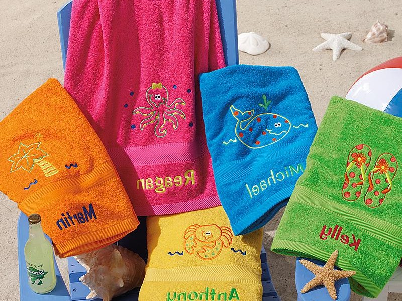 Monogrammed Beach Towels Ll Bean