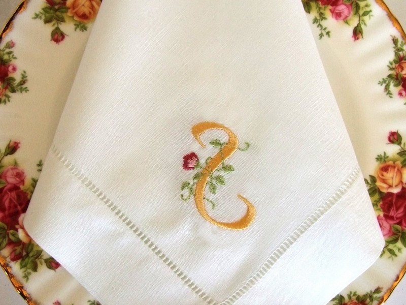 Monogrammed Cloth Napkins