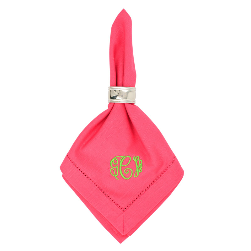 Monogrammed Dinner Napkins Linen