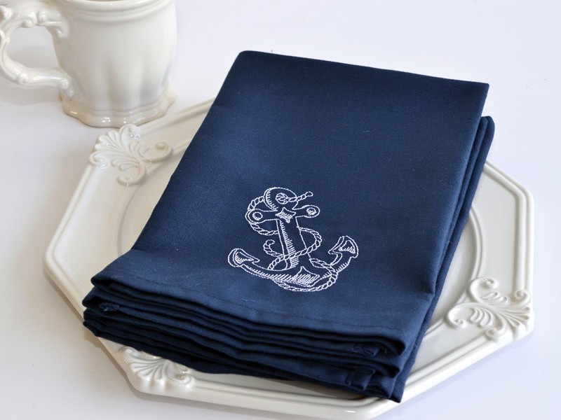 Monogrammed Dinner Napkins