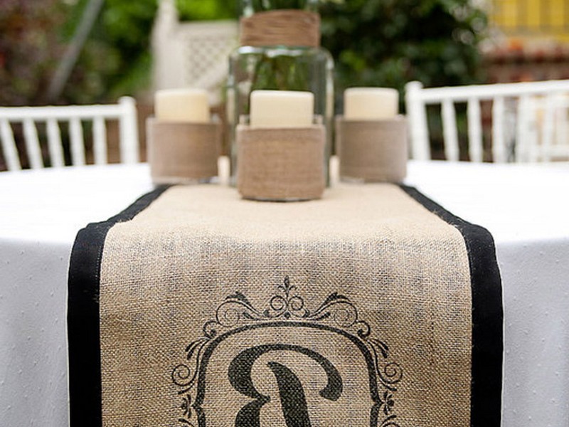 Monogrammed Table Runner