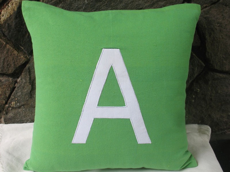 Monogrammed Throw Pillows