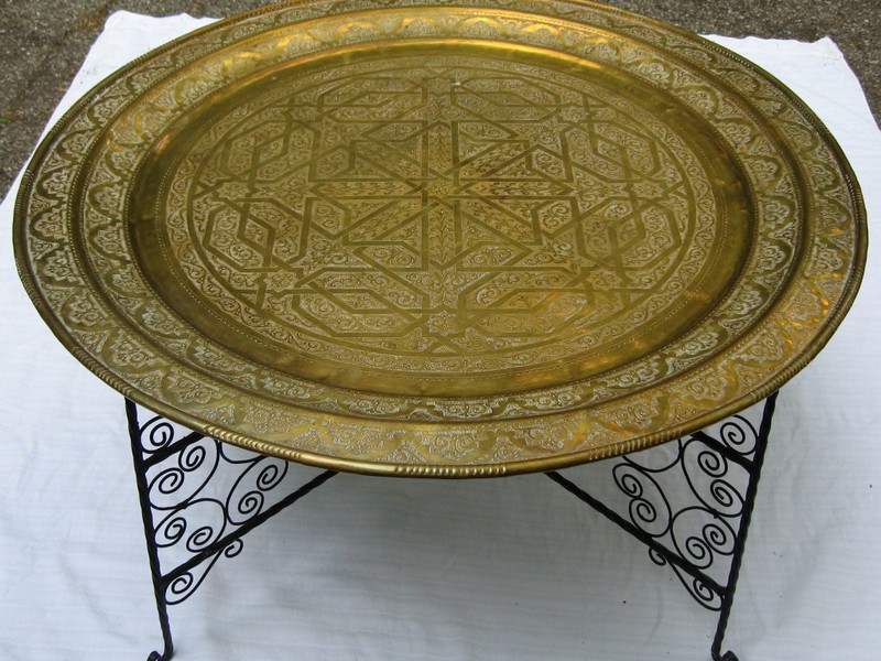 Moroccan Tea Tray Table