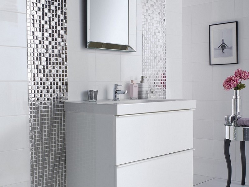 Mosaic Tile Bathroom Mirror