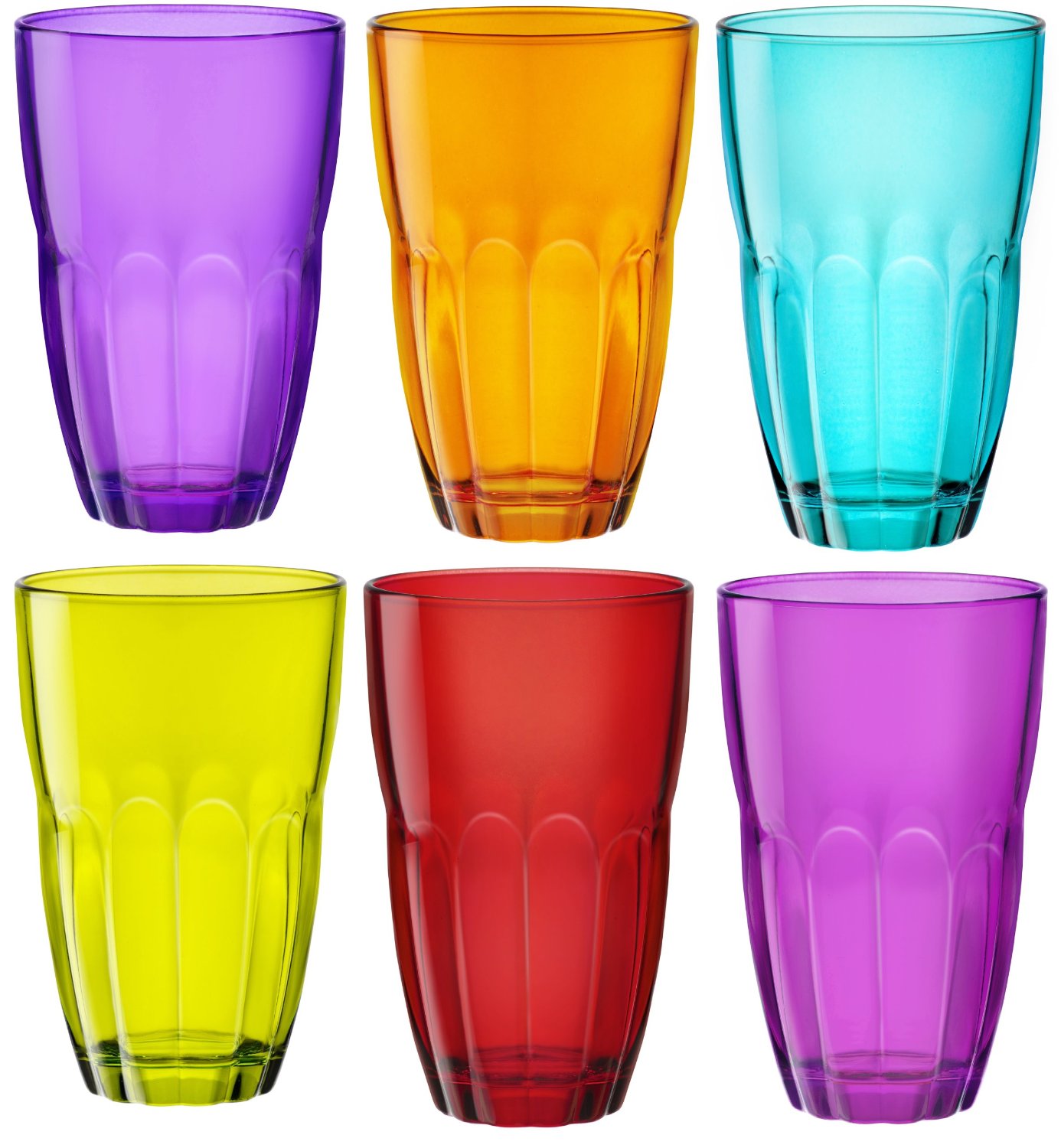 Multi Colored Drinking Glasses