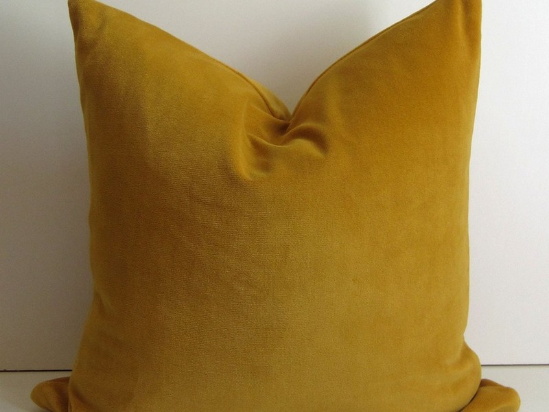 Mustard Yellow Throw Pillows