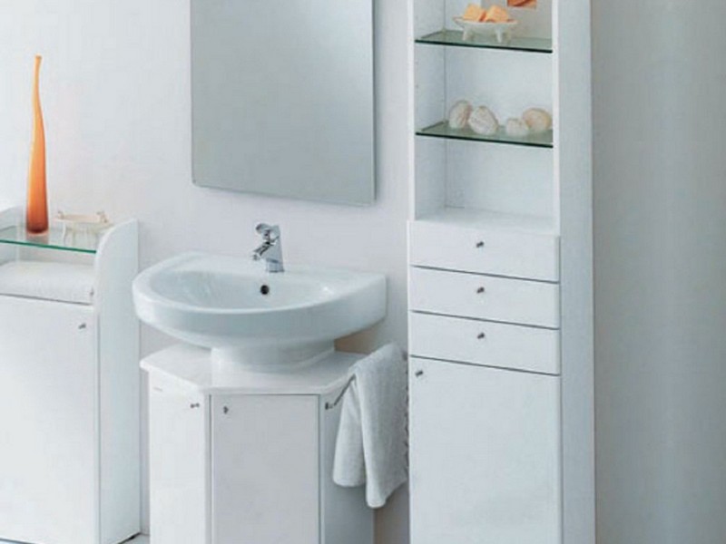 Narrow Bathroom Storage Cabinet