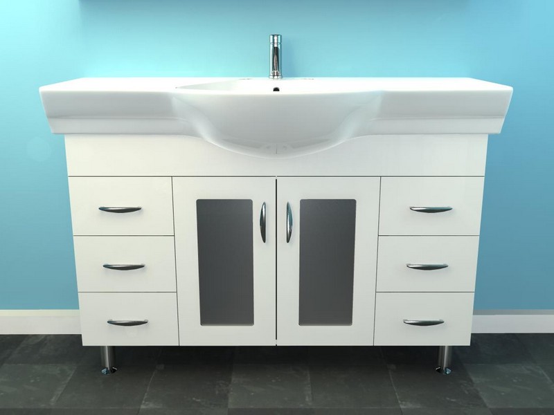 Narrow Depth Bathroom Vanity Cabinets