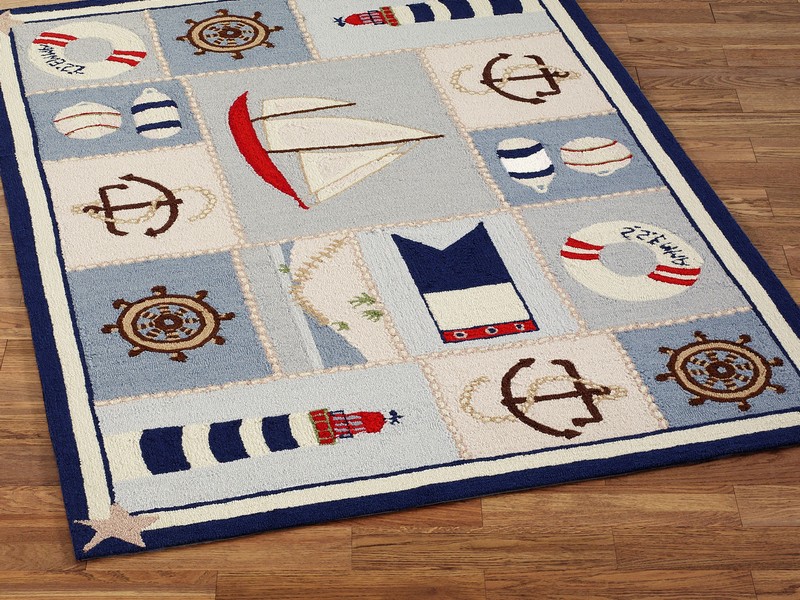 Nautical Area Rugs 8x10