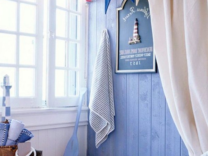 Nautical Blue Bathrooms