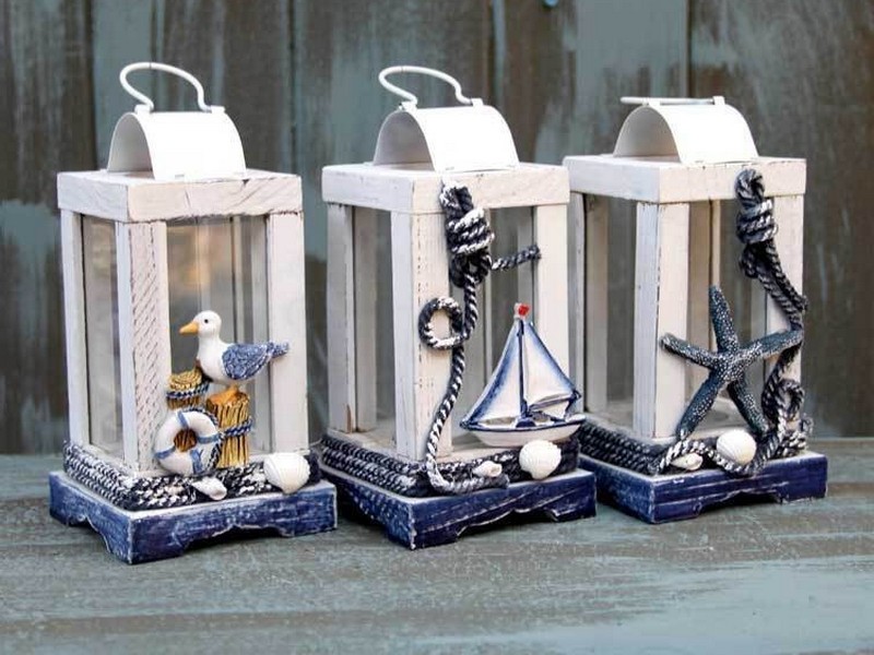 Nautical Lantern Candle Holders