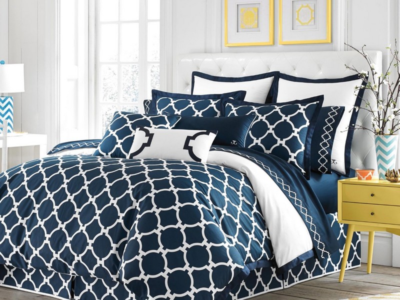 Navy And White Duvet Cover King