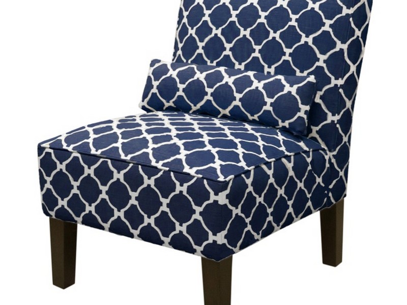 Navy Blue Accent Chair