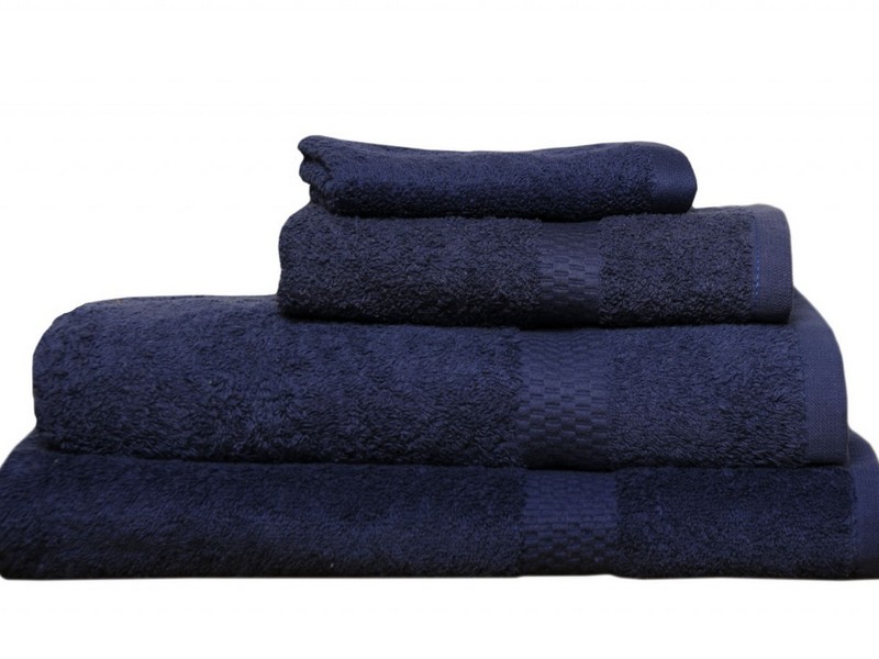 Navy Blue Bathroom Towels