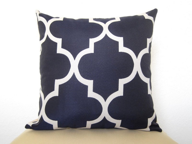 Navy Blue Decorative Pillows