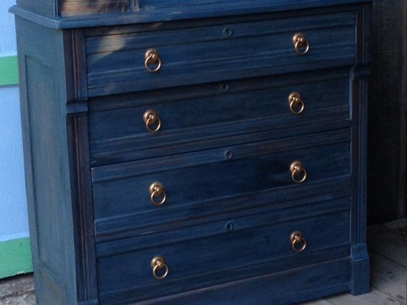 Navy Blue Dresser Knobs