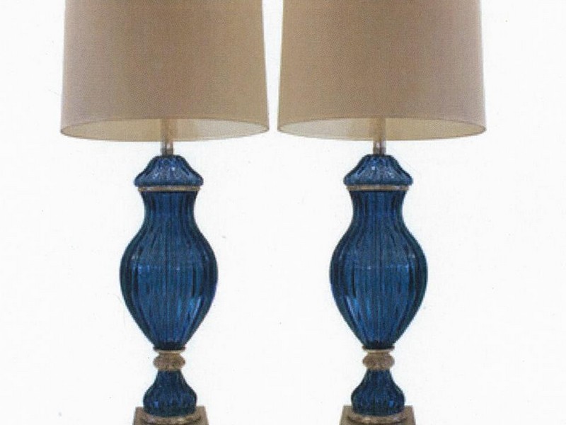 Navy Blue Lamps