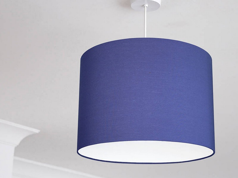 Navy Blue Lampshades