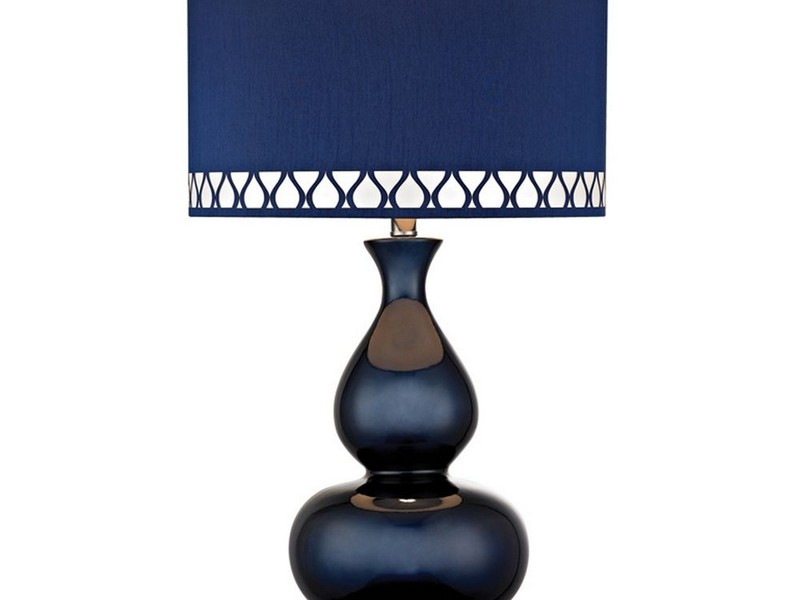 Navy Blue Table Lamp Shade