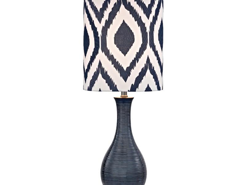 Navy Blue Table Lamp