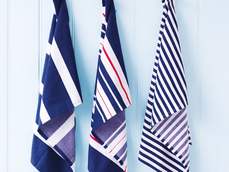 Navy Blue Tea Towels