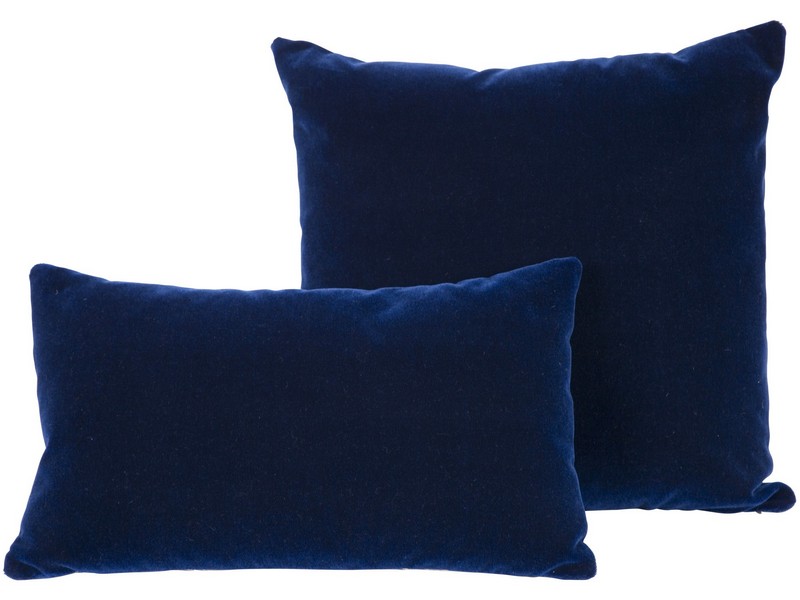 Navy Blue Velvet Pillows