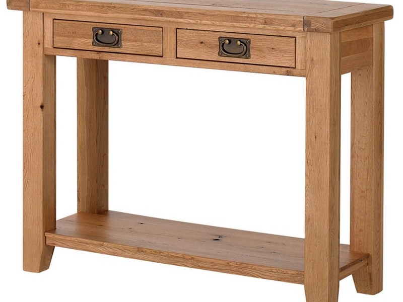 Oak Console Table