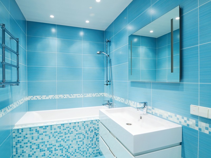 Ocean Blue Slate Bathroom Tiles