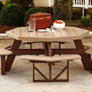 Octagon Patio Table Set