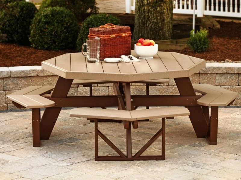 Octagon Patio Table Set