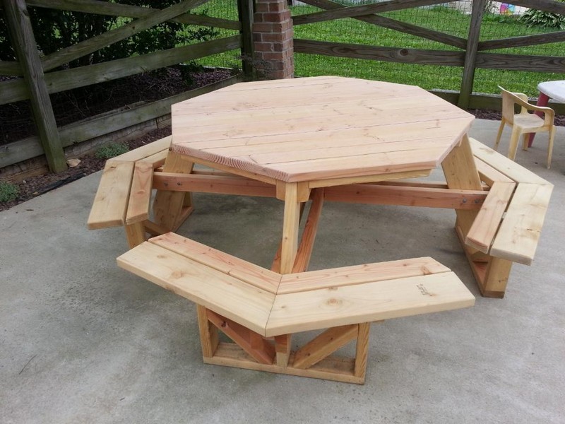 Octagon Patio Table