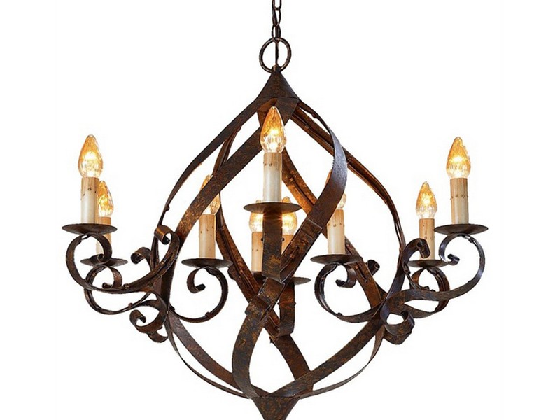 Old World Iron Chandeliers